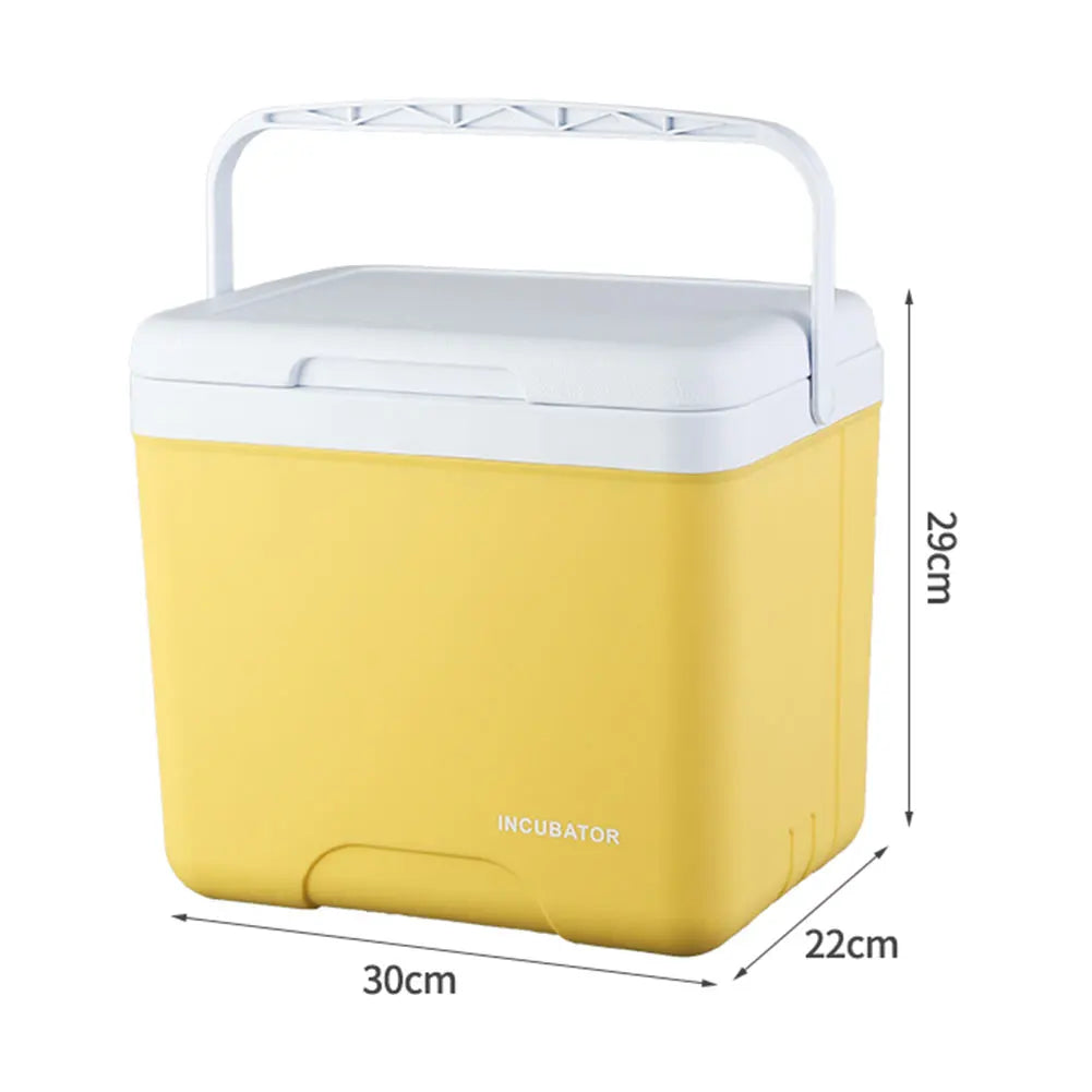 15L Camping Cooler Box Multipurpose Insulated Ice Chest Outdoor Hard Cooler for Camping Picnic Beach Drink Beverage Fishing