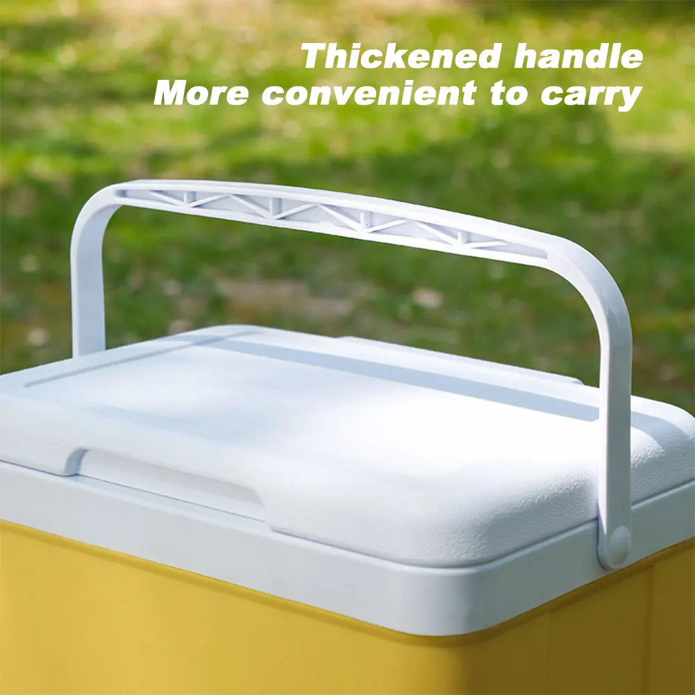 15L Camping Cooler Box Multipurpose Insulated Ice Chest Outdoor Hard Cooler for Camping Picnic Beach Drink Beverage Fishing